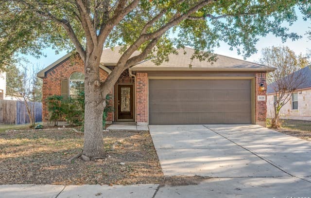 3-bedroom rental at 3125 Muntjac in Schertz TX